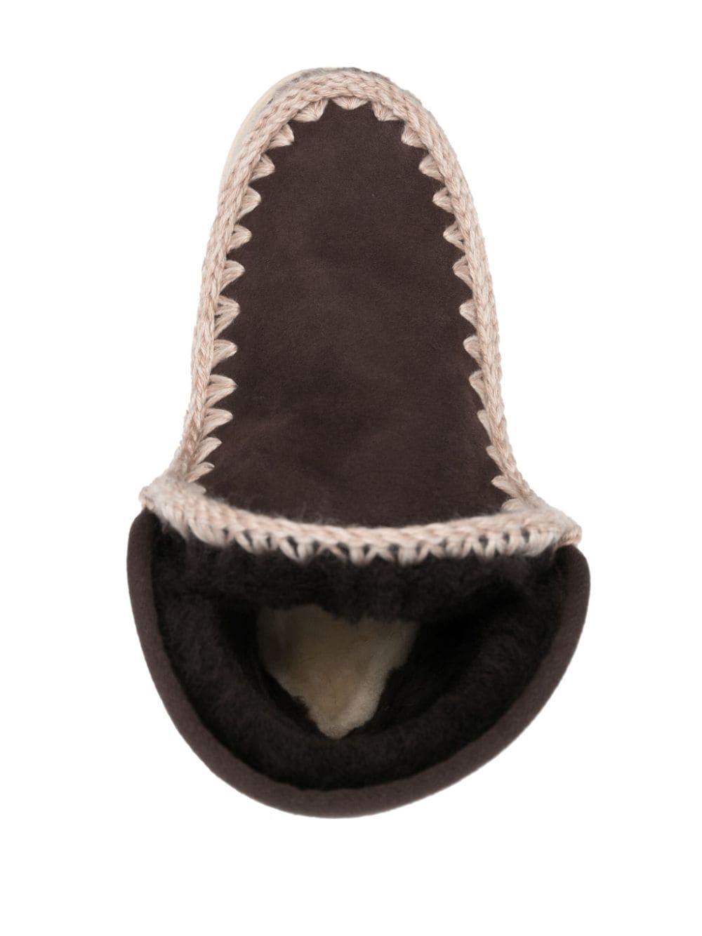 Sneaker Eskimo bold logo glitter mocha