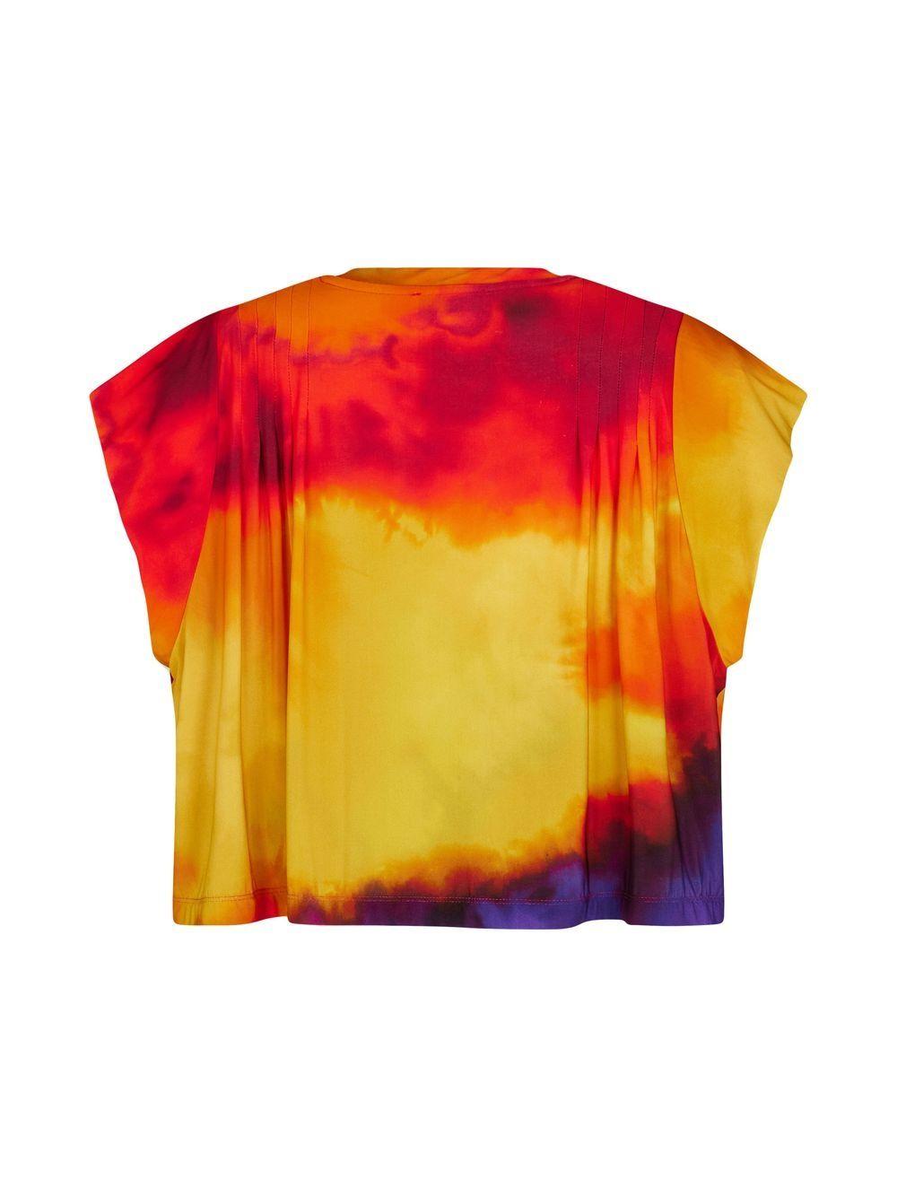 T-shirt multicolor sfumata