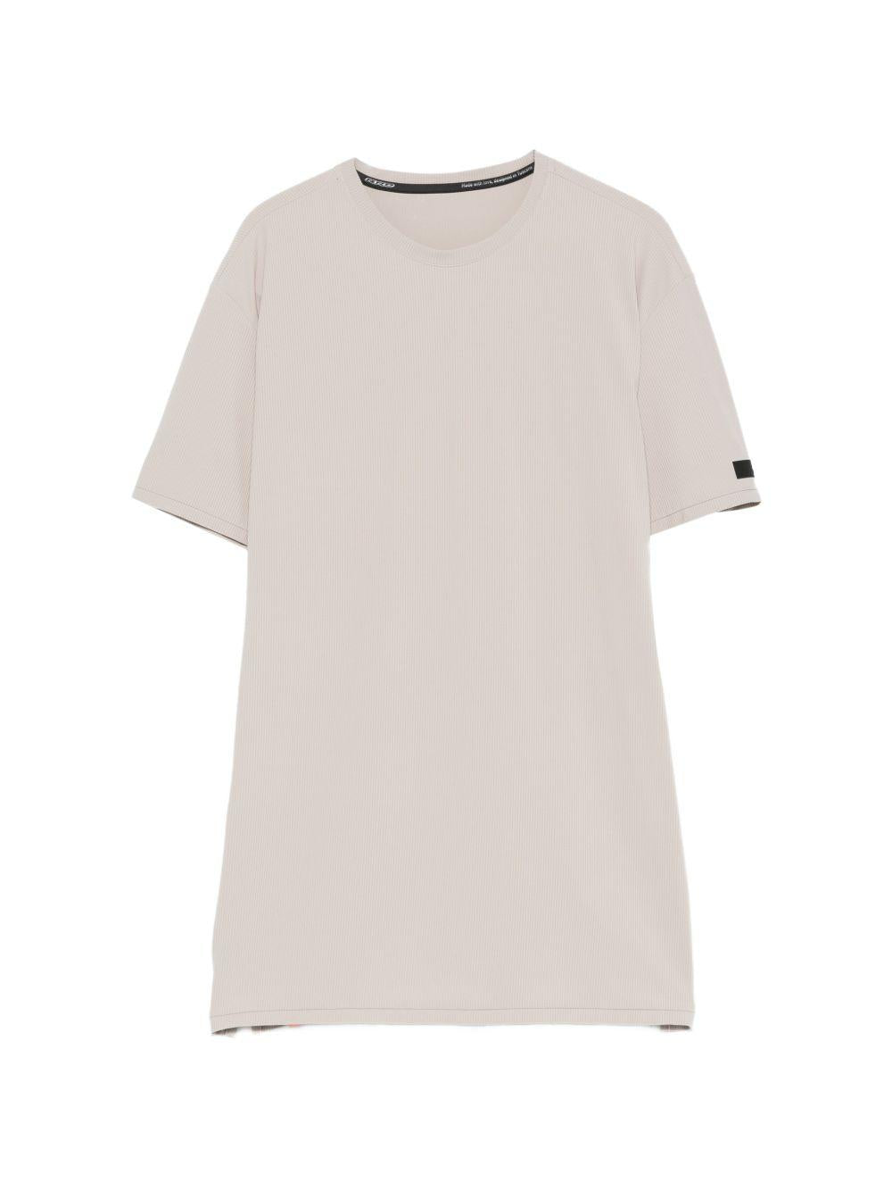 T-shirt in poliammide effetto coste girocollo 26220 85 RRD 