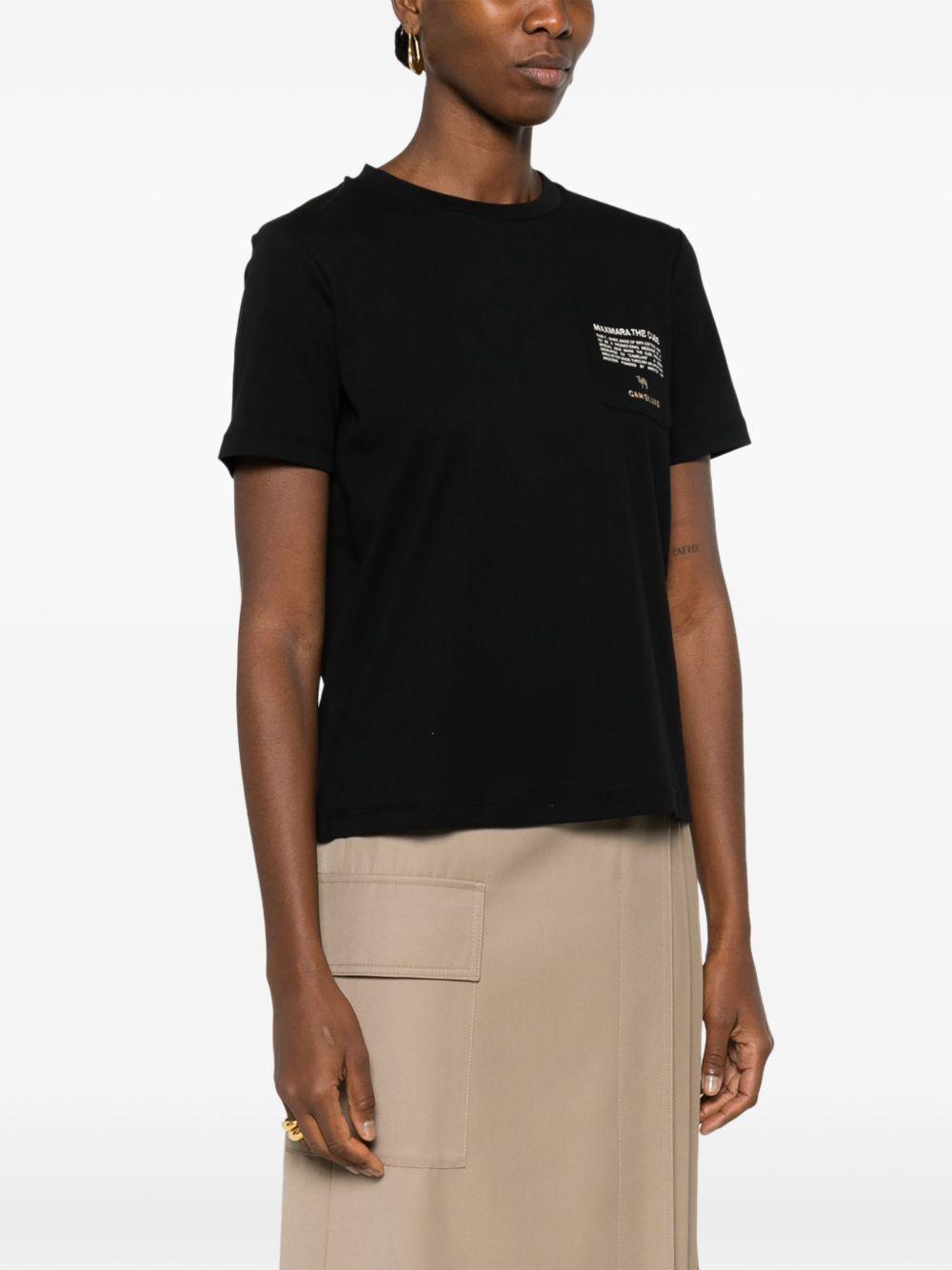T-shirt Sax nera <BR/> 2419971021600 019 MAX MARA 