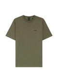T-shirt girocollo verde militare