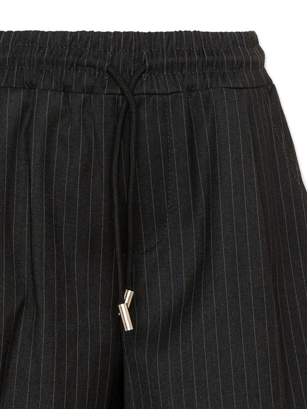 Bermuda gessati con elastico RBP26082BE GREY JOHN RICHMOND KIDS 
