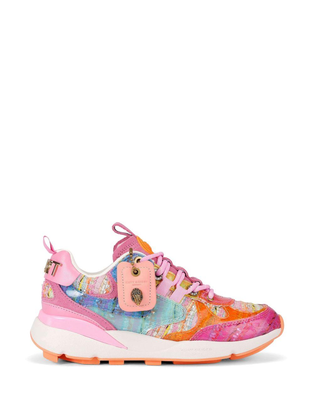 Sneakers con stampa multicolor e suola platform 5064357 069 KURT GEIGER 