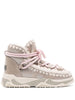 Scarpa eskimo lacci scoubidoo grigio metallico