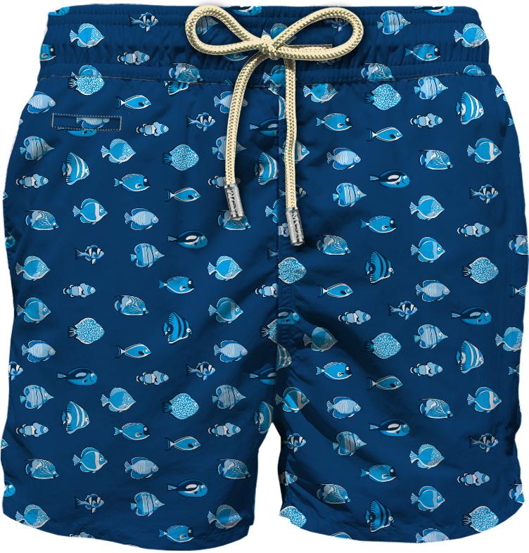 Boxer mare in poliestere riciclato con stampa LIG0003 07738L MC2 SAINT BARTH 