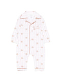 Tutina in cotone a quadri vichy con colletto