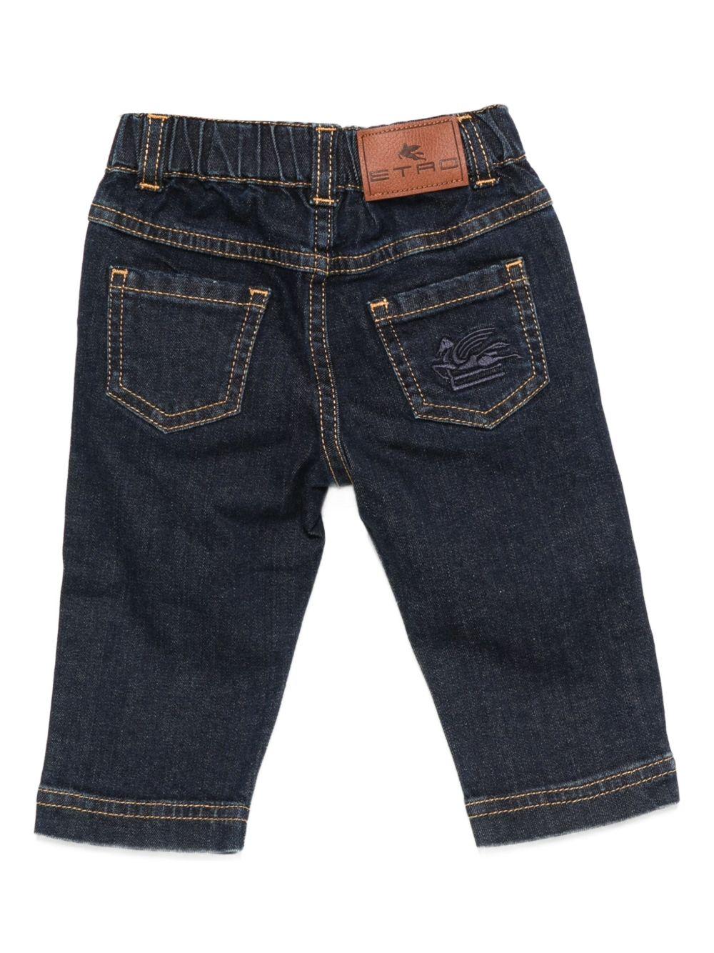 Jeans Indaco con Vita Elasticizzata GX6520D0101 620 ETRO KIDS 