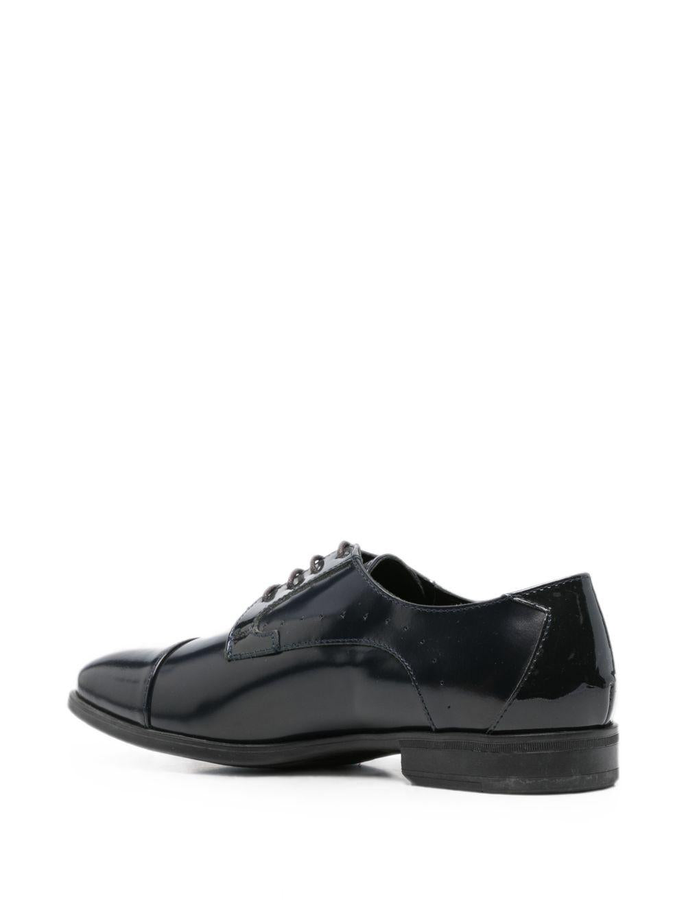 nero Scarpa Nera Spazzolata C/fori 44Z9553 BLU CARLO PIGNATELLI 
