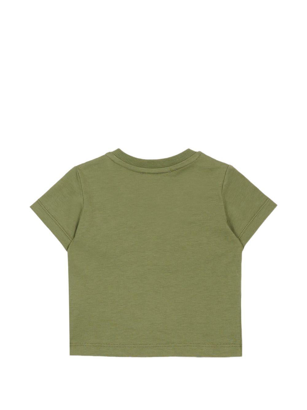 T-shirt con stampa orsetto MXM047LAA02 30037 MOSCHINO KIDS 