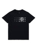 T-shirt nera logo numerico