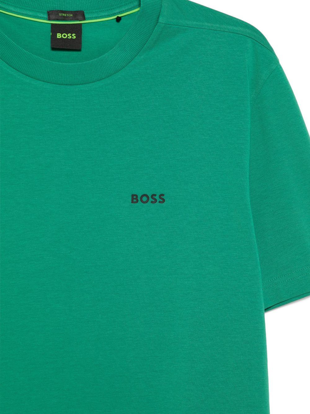 T-shirt in cotone girocollo 50506373 319 BOSS 