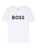 T-shirt bianca logo petto