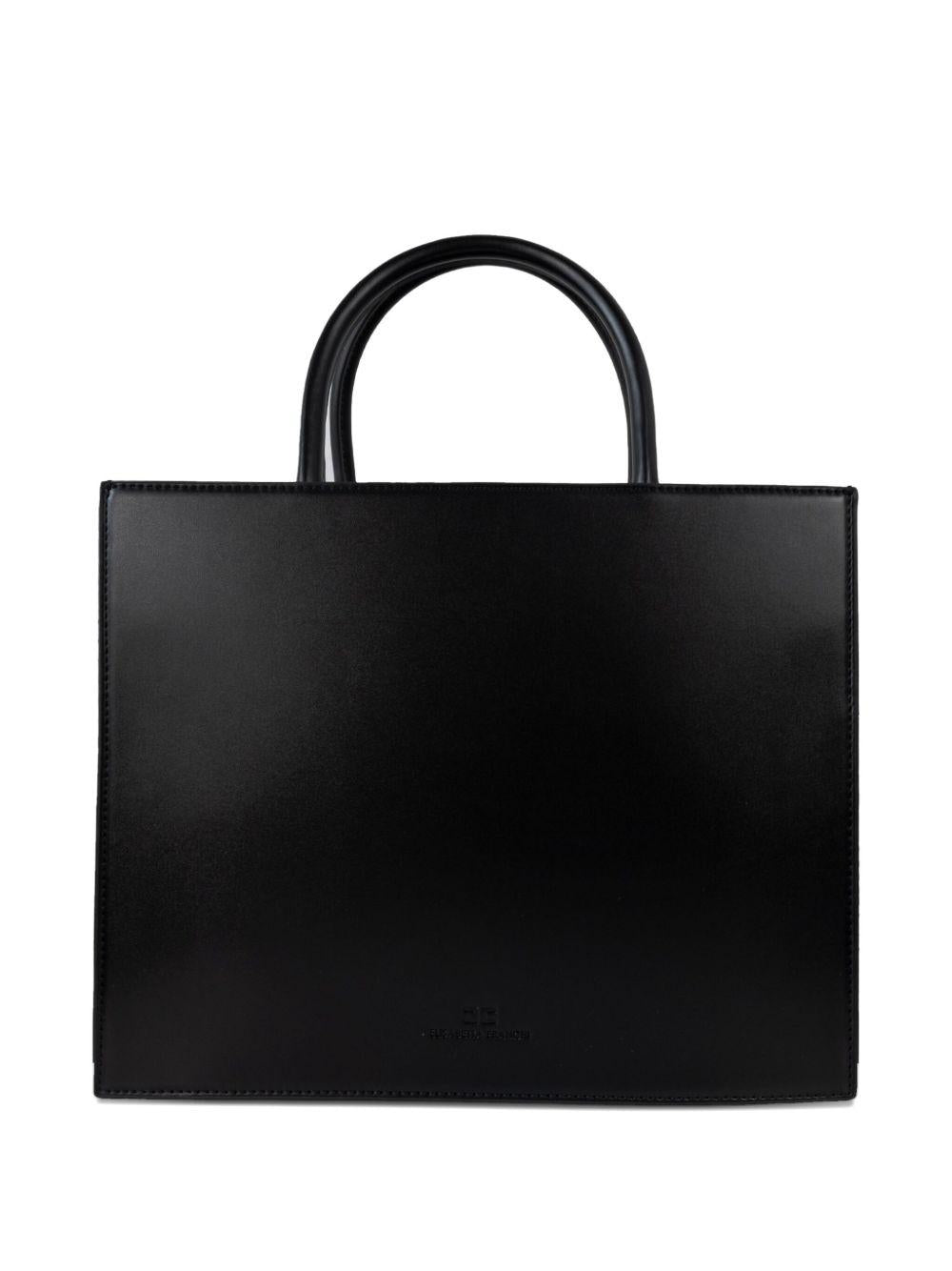 Borsa Tote con Placca Logo Oro BS32A56E2 110 ELISABETTA FRANCHI 