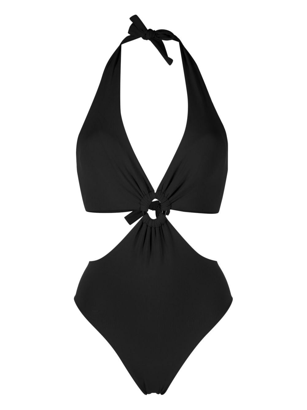 Costume trikini intero nero FC45M0 F0009 FISICO 