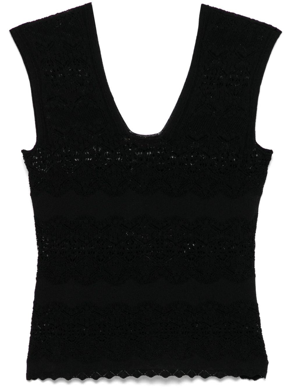 Top ricmaato in maglia