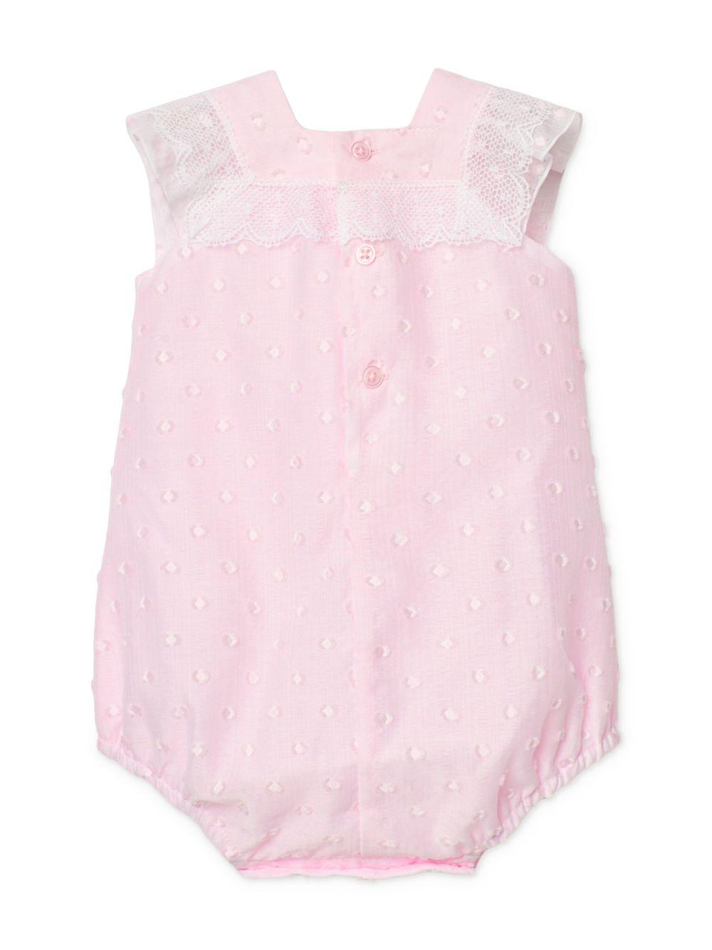 Pagliaccetto rosa linda neonata