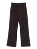 Black trousers with elasticated waist