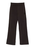 Black trousers with elasticated waist