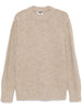 Maglione beige lavorazione bouclè