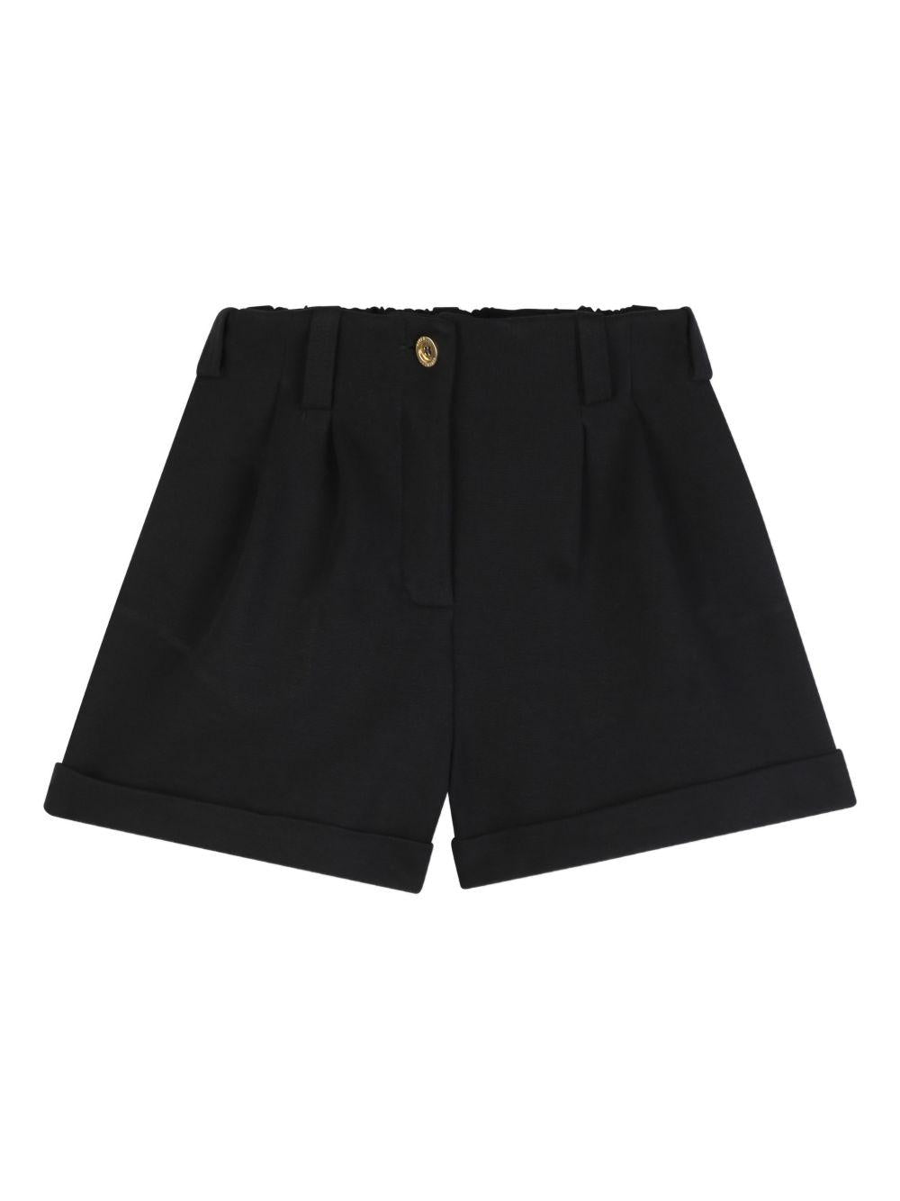 Shorts a vita alta con risvolto H31162 09B GIVENCHY KIDS 
