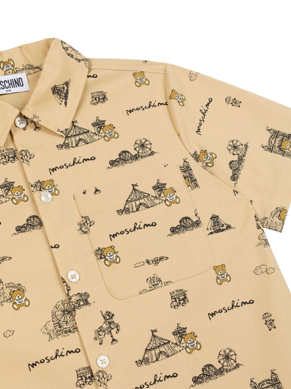 Camicia beige luna Park