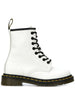 Stivale patent lamper bianco