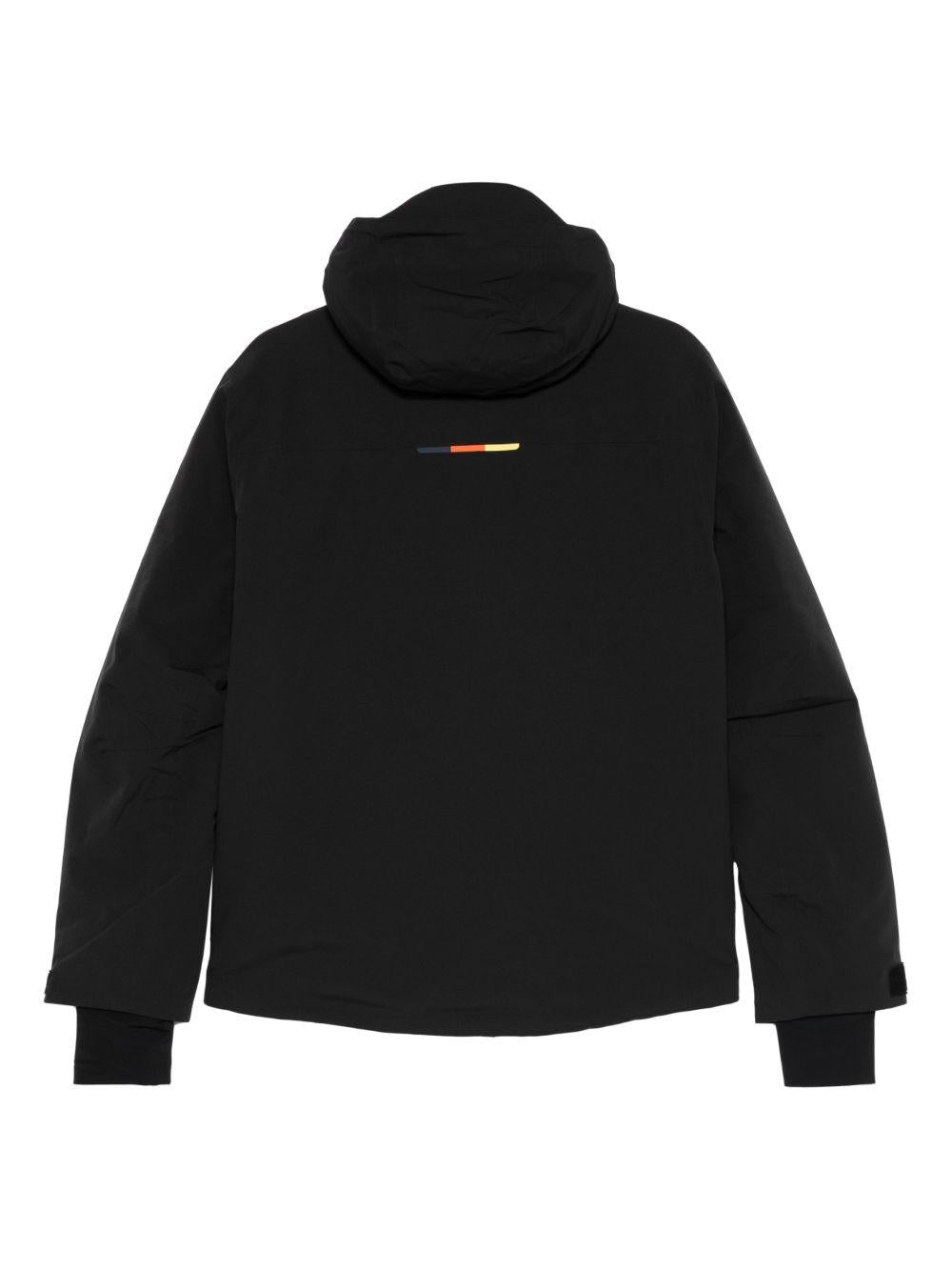 Giacca con zip nera con cappuccio K5123YW USY K-WAY 