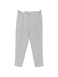 Pantaloni in lana vergine con pieghe