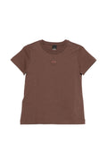T-shirt girocollo in cotone
