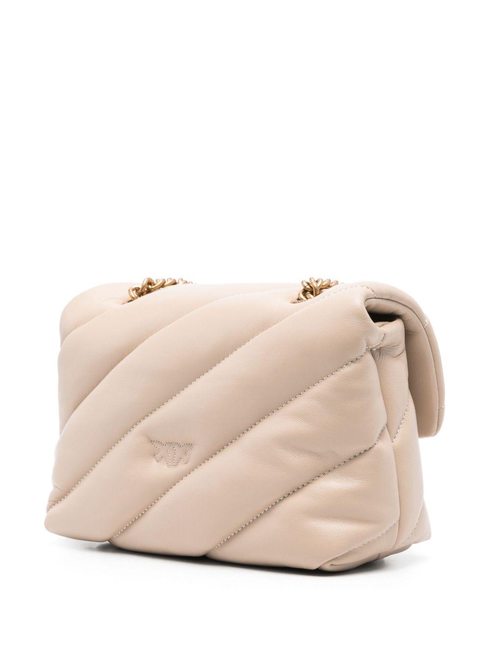 Borsa a tracolla trapuntata cipria 100039A0F2 C50Q PINKO 
