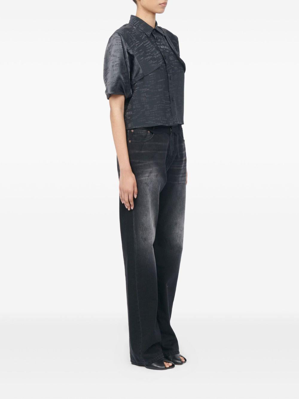 Camicia maniche corte con stampa S52DT0044M35737 002J MM6 MAISON MARGIELA 