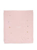 Pink Baby Blanket with Embroidery