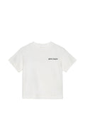 T-shirt girocollo con stampa logo