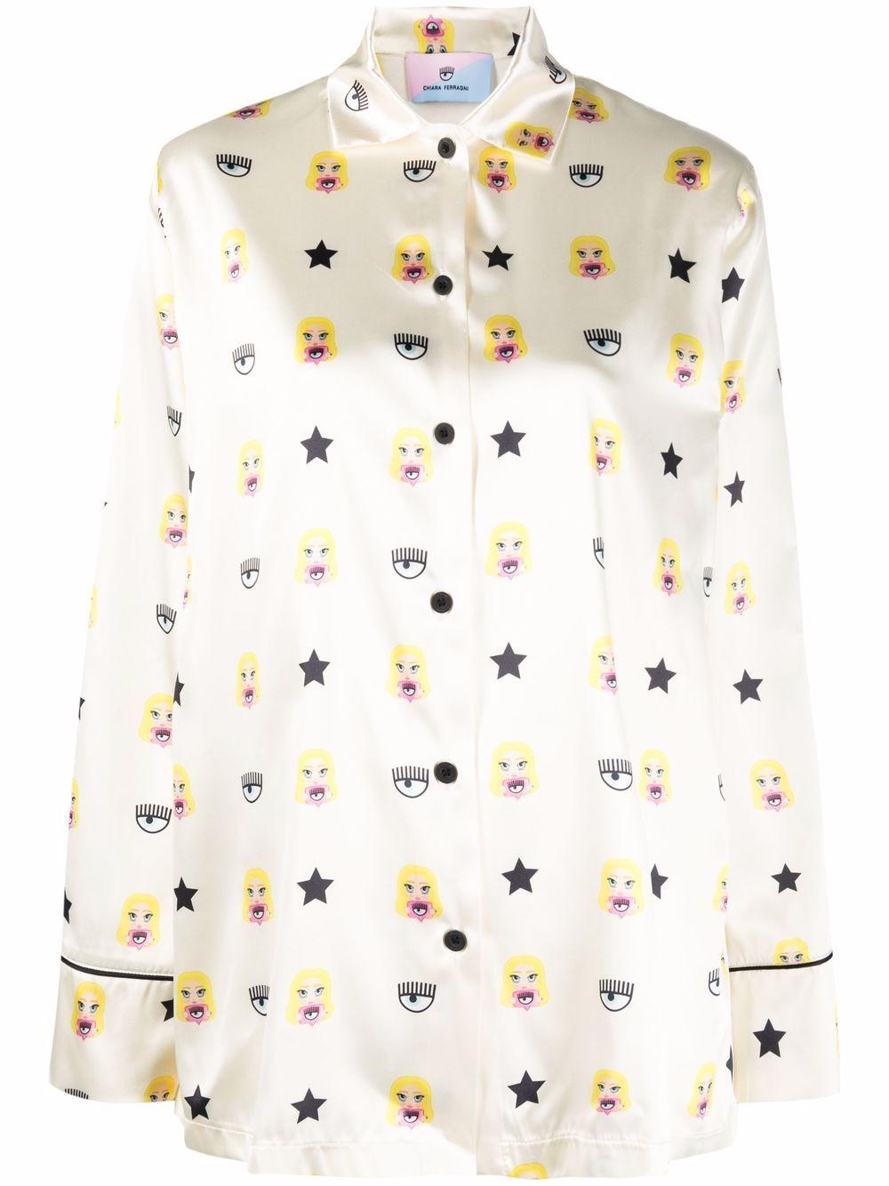 1004 Pigiama Oro C/viso Chiara F. V50023219 1004 CHIARA FERRAGNI 