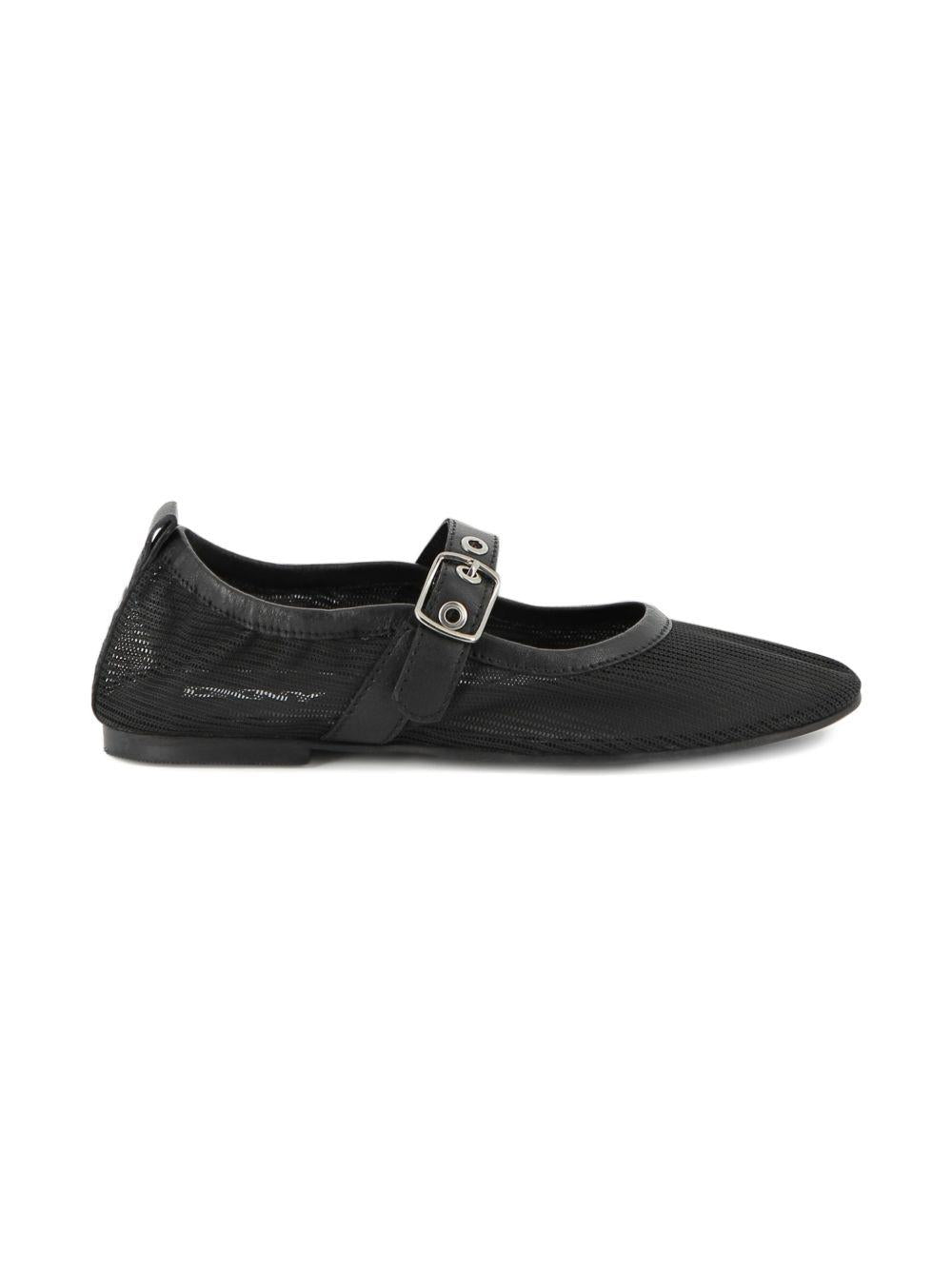 Ballerine in mesh con cinturino D62636 09B DKNY KIDS 