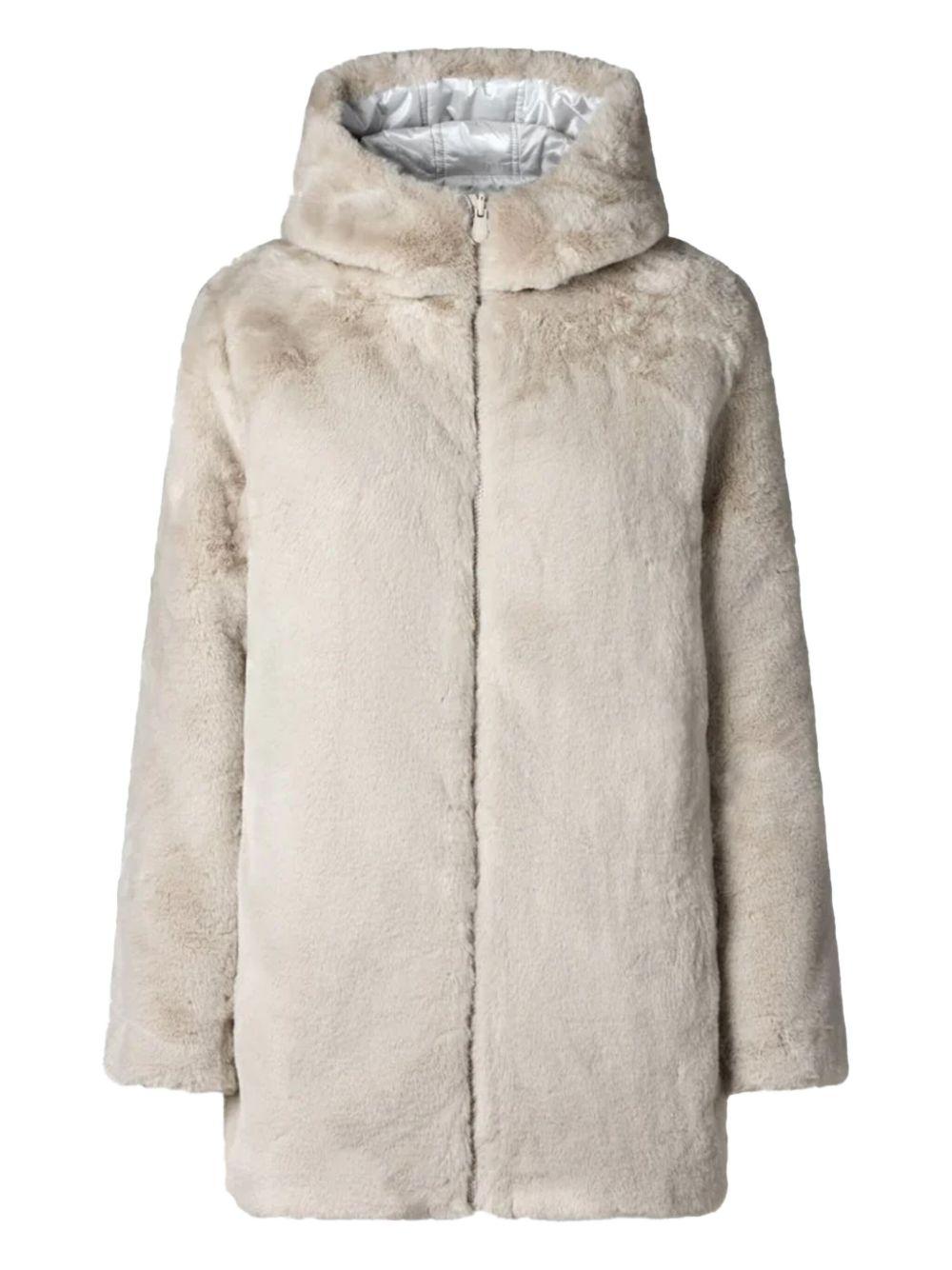 Giacca Bridget reversibile pelliccia ecologica D40070WFURY19 10034 SAVE THE DUCK 