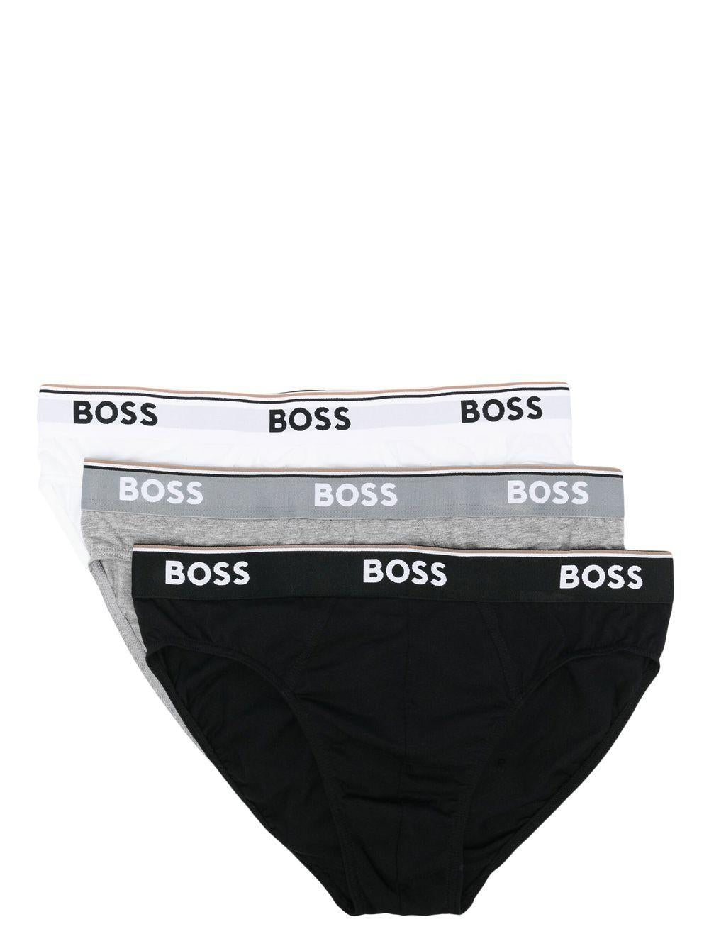 Slip in cotone confezione da tre 50475273 999 BOSS 