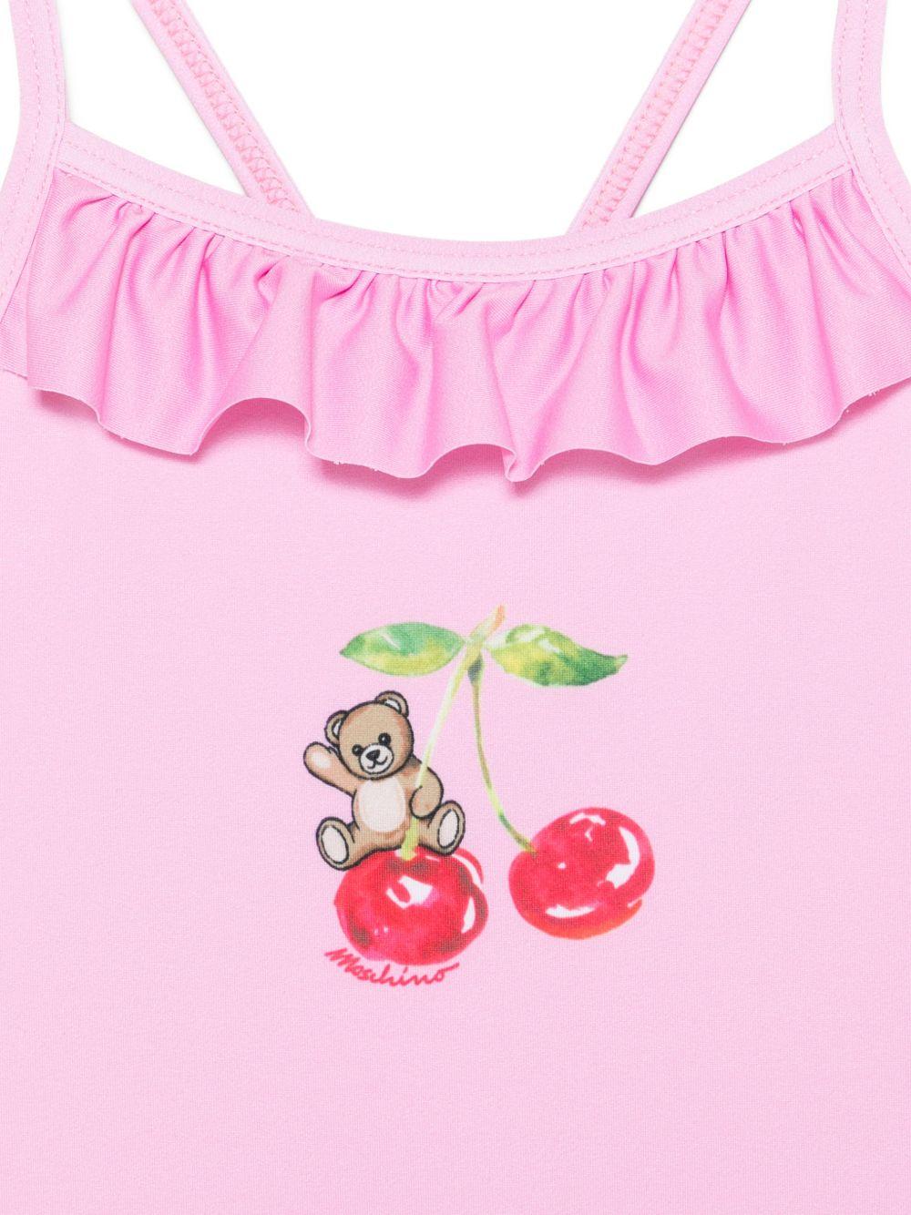 Costume intero con volant MBL00GLKA11 51473 MOSCHINO KIDS 