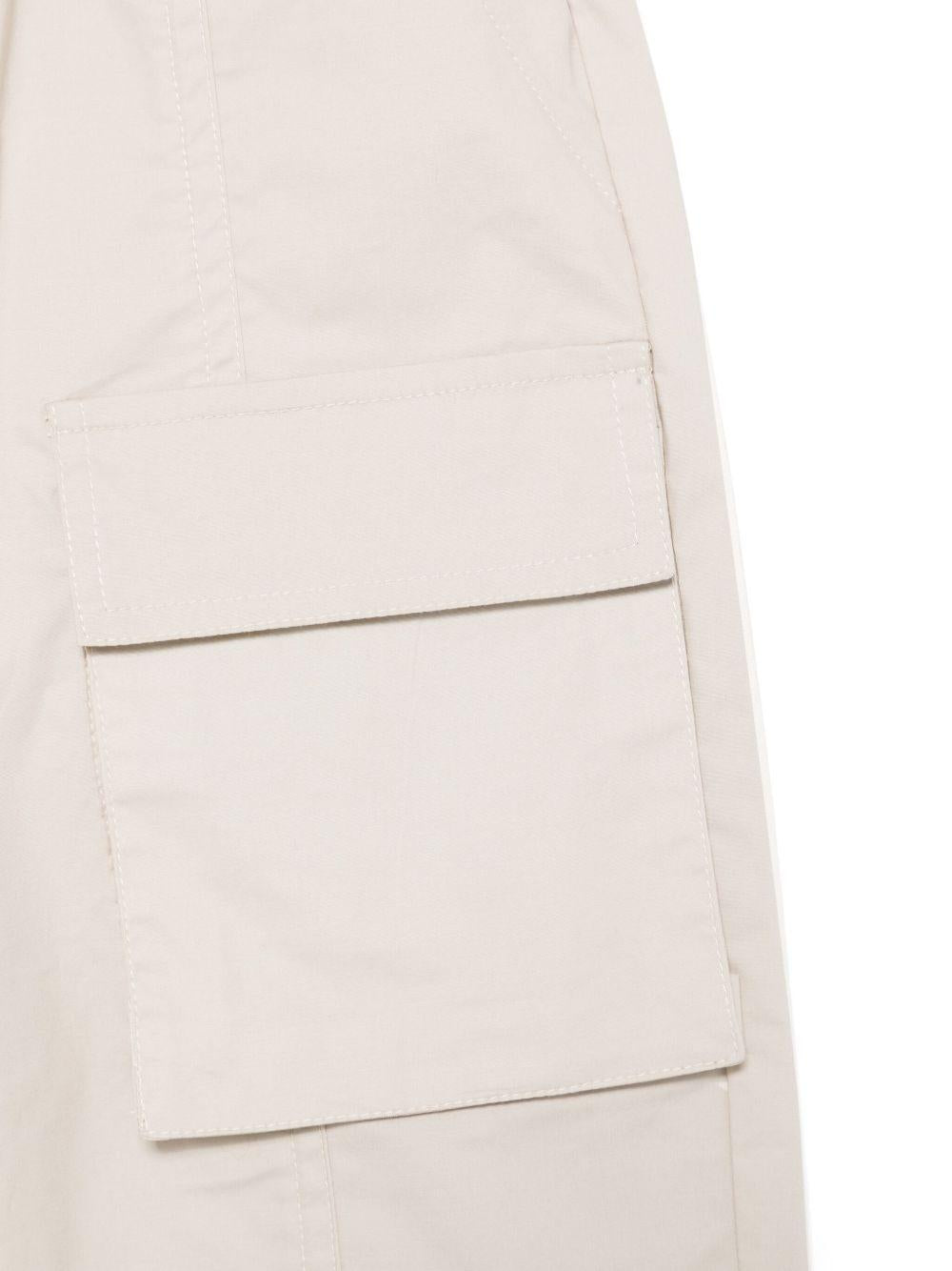 Pantalone cargo beige