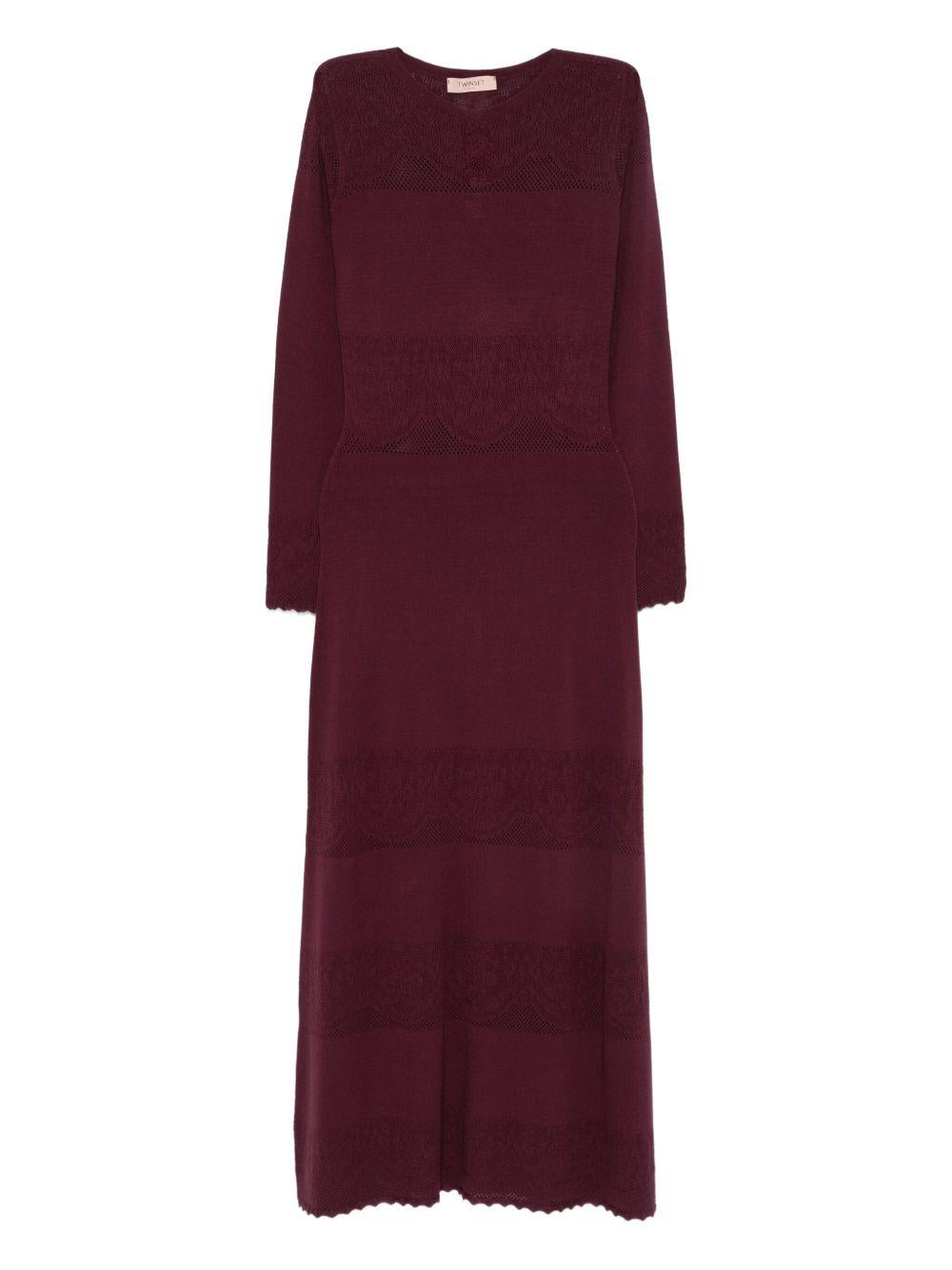 Abito lungo con Ricamo 252TP3084 05609 TWINSET 