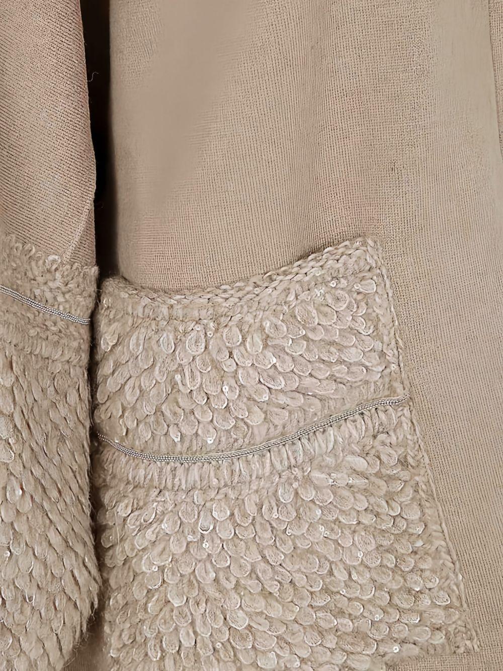 Giacca Beige con Ruches e Zip Frontale 59451 7NOCC D.EXTERIOR 