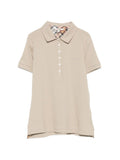 Polo in cotone con colletto classico