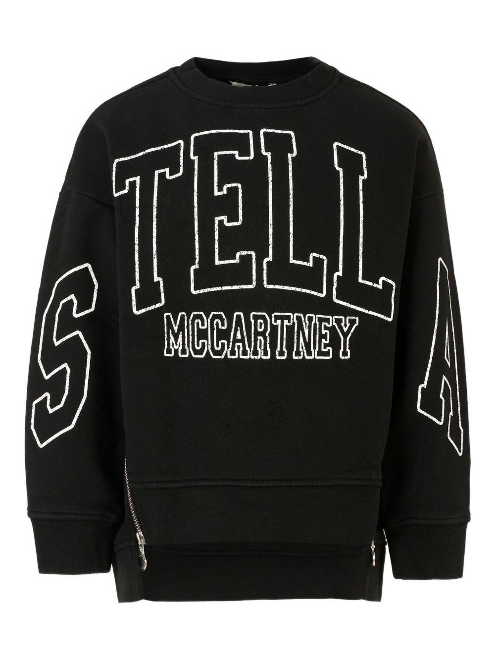 Felpa Nera per Bambini con Logo TX4C10Z0453 961 STELLA MCCARTNEY KIDS 