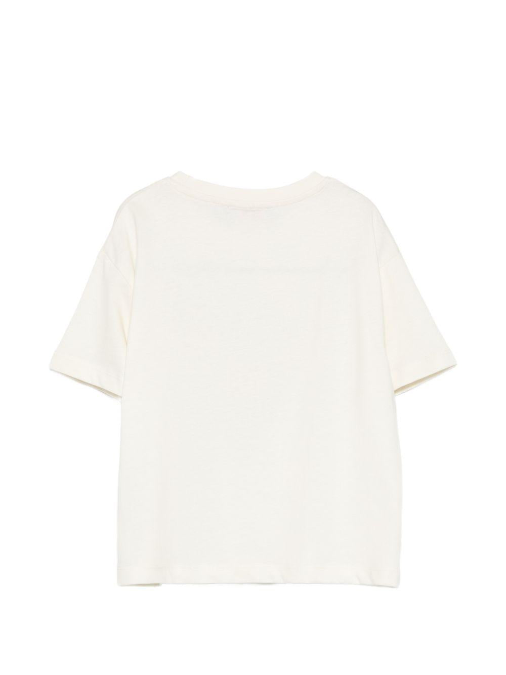 T-shirt in cotone a maniche corte JGP26114TS PRISTINE JUST CAVALLI KIDS 