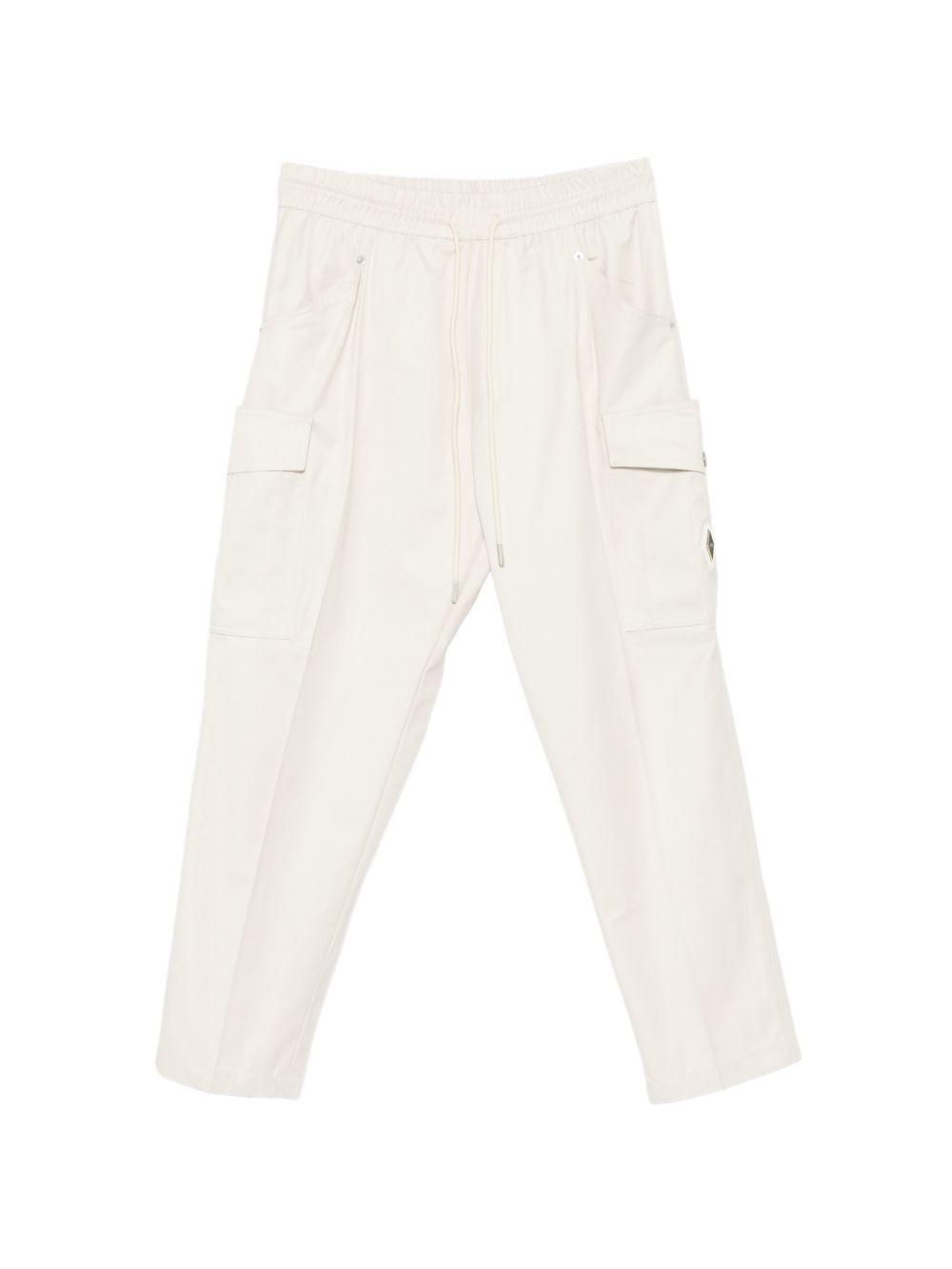 Pantaloni in cotone con coulisse XP3375 PANNA YES LONDON 