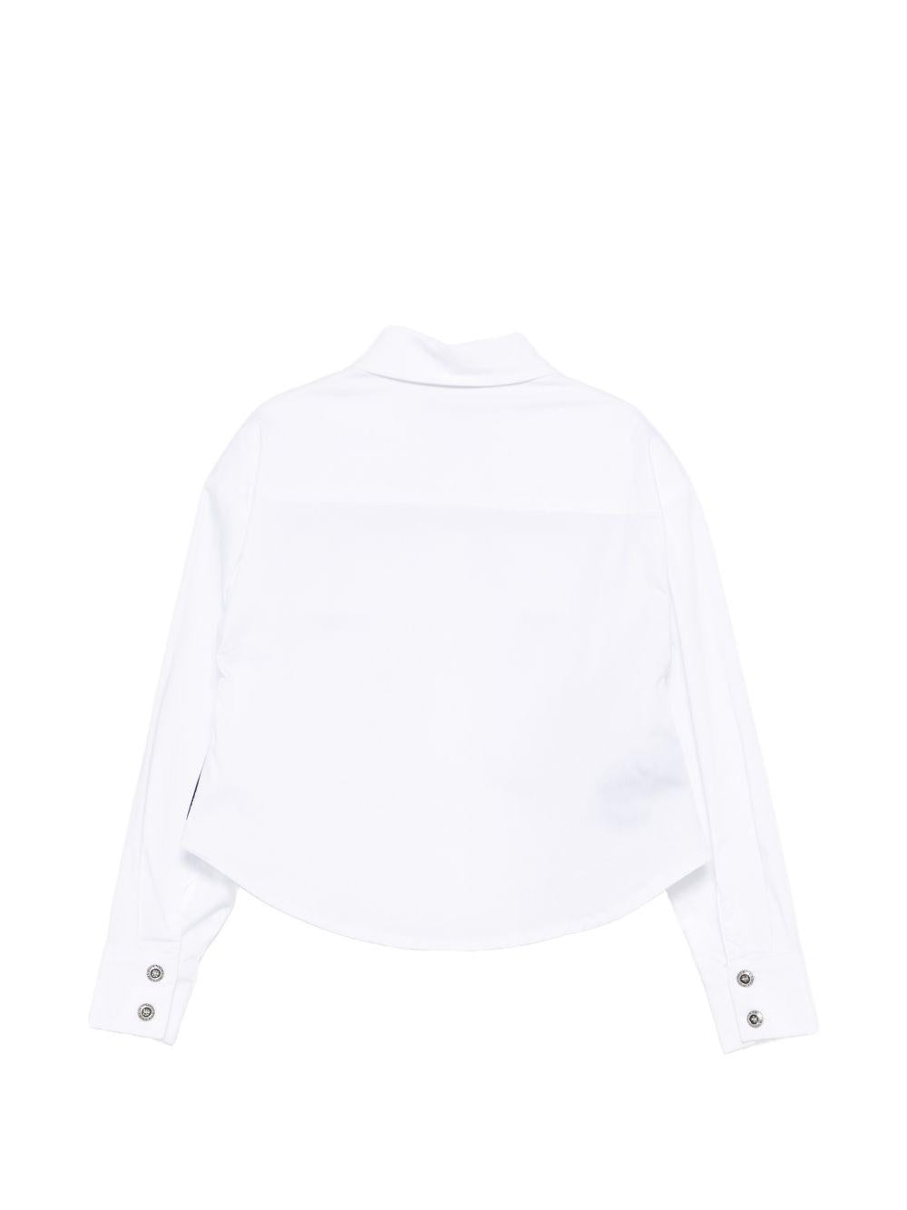 Camicia con tasche a filo RGP26101CA WHITE JOHN RICHMOND KIDS 