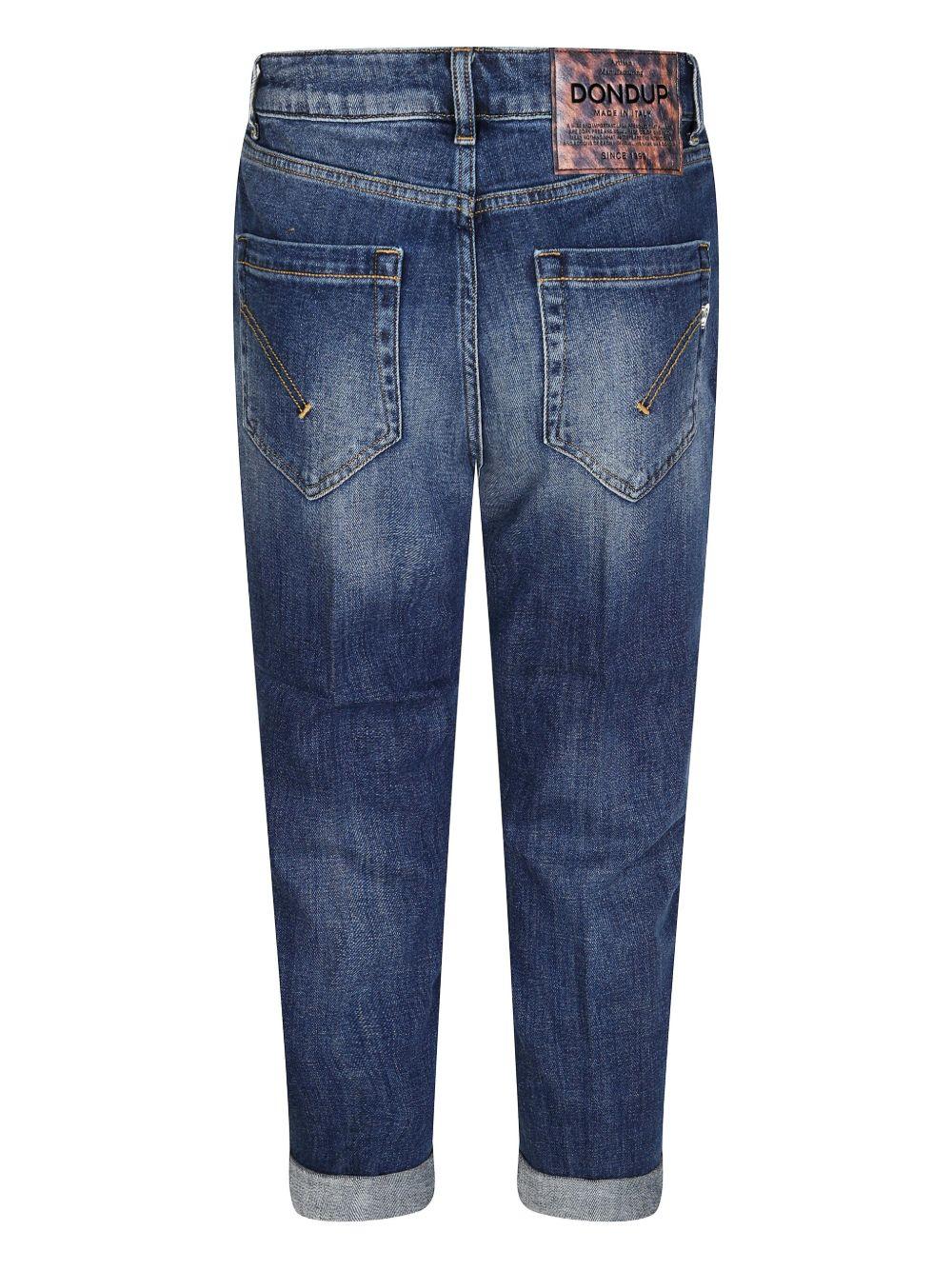 DONDUP Jeans blu con logo-patch Made in Italy DP268BDS0229LH4DDD 800 DONDUP 