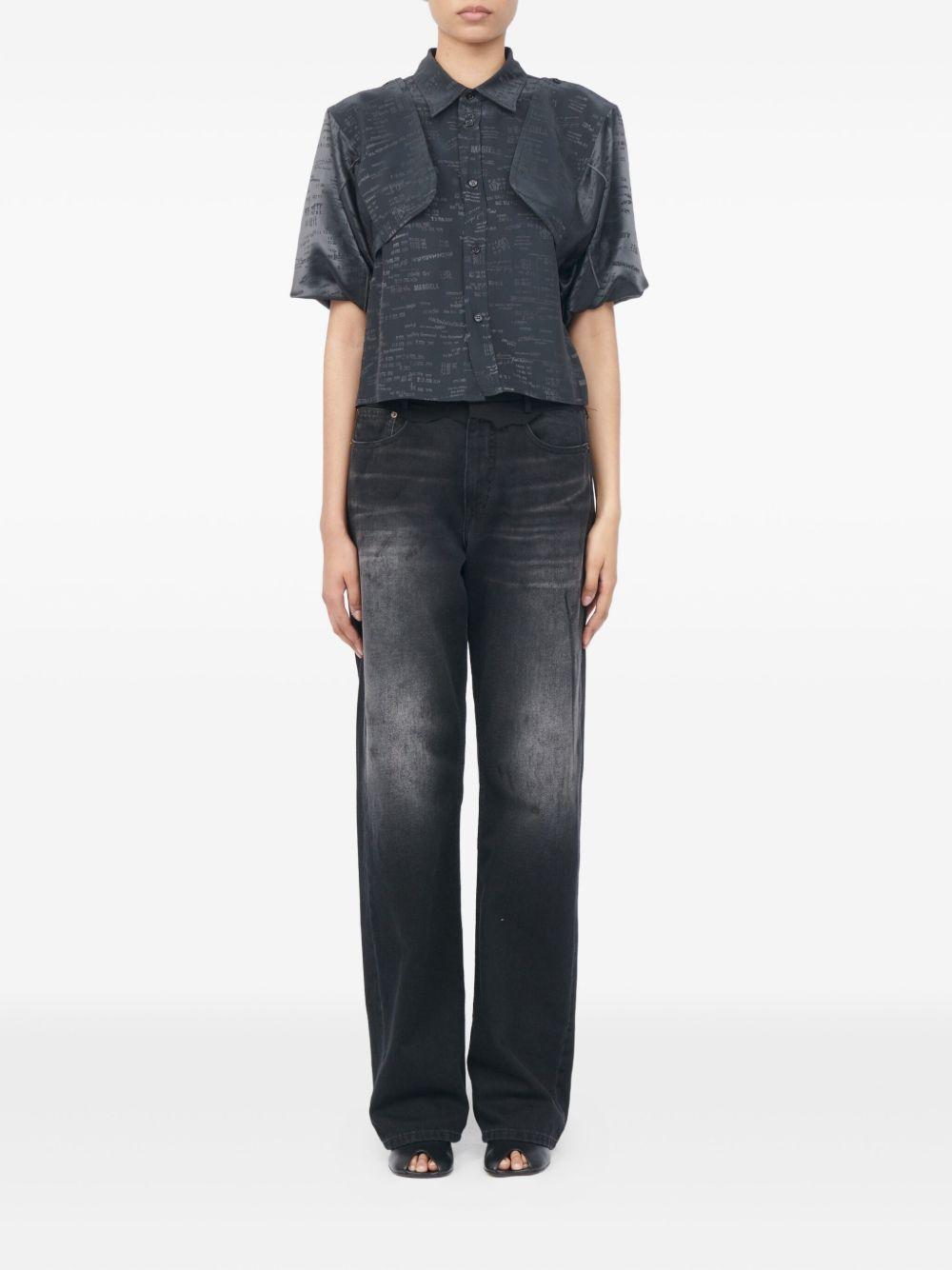 Camicia maniche corte con stampa S52DT0044M35737 002J MM6 MAISON MARGIELA 