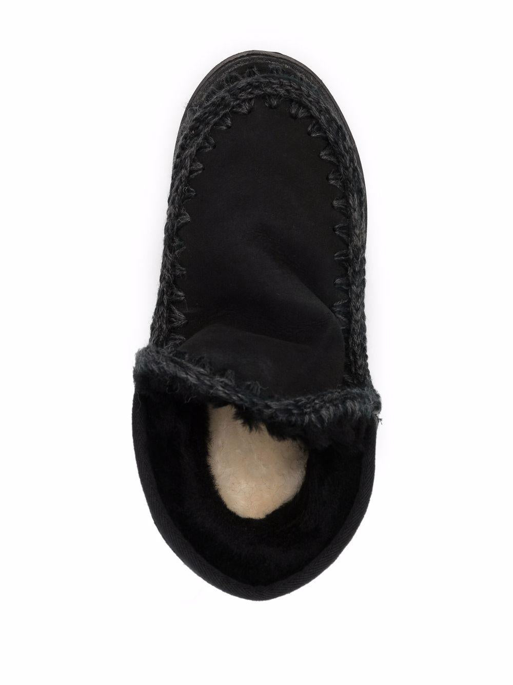 Sneaker Eskimo bold logo glitter nera
