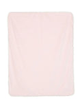 Coperta neonata rosa con merletto